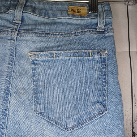 Paige Collette crop flare raw hem jeans - Picture 13 of 14